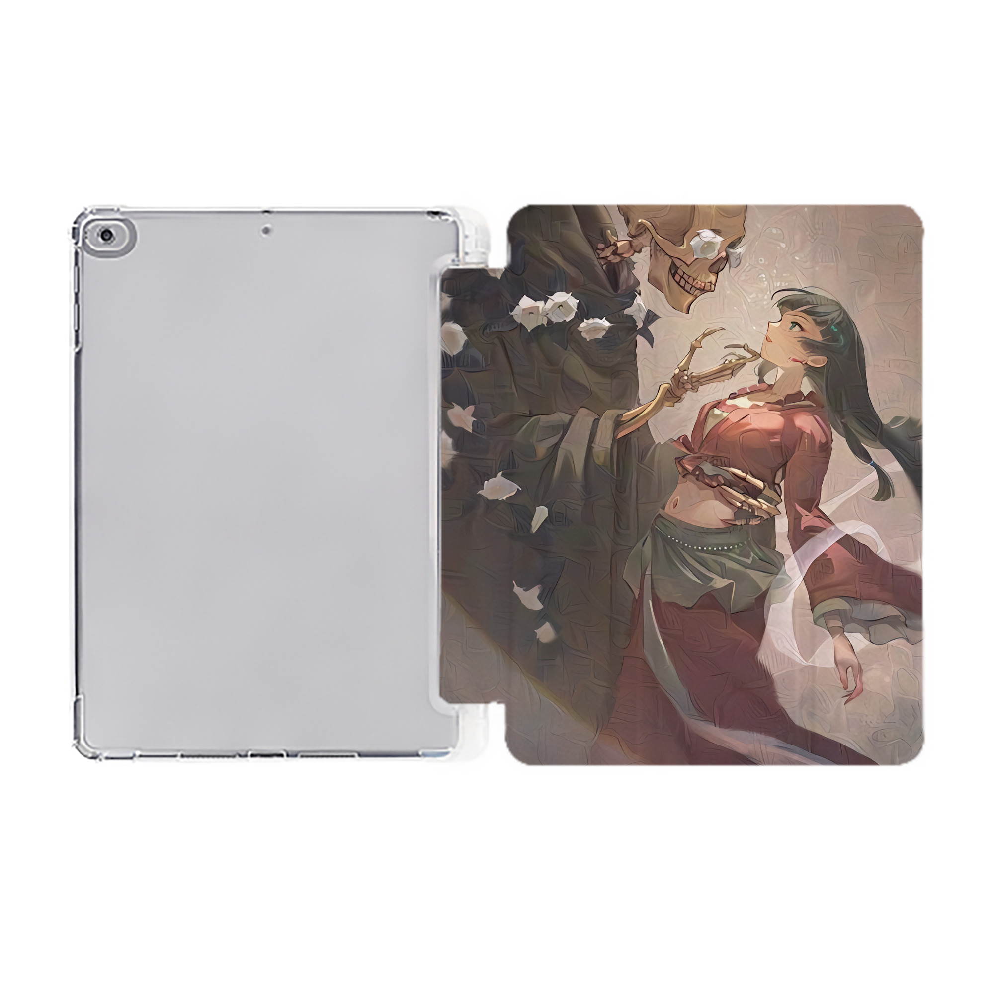 （画像用） 薬屋のひとりごと The Apothecary Diaries IPad ケース ペン収納付き 三つ折りスタンド PUレザー×シリコン 対応機種9.5/10.5/10.9インチ